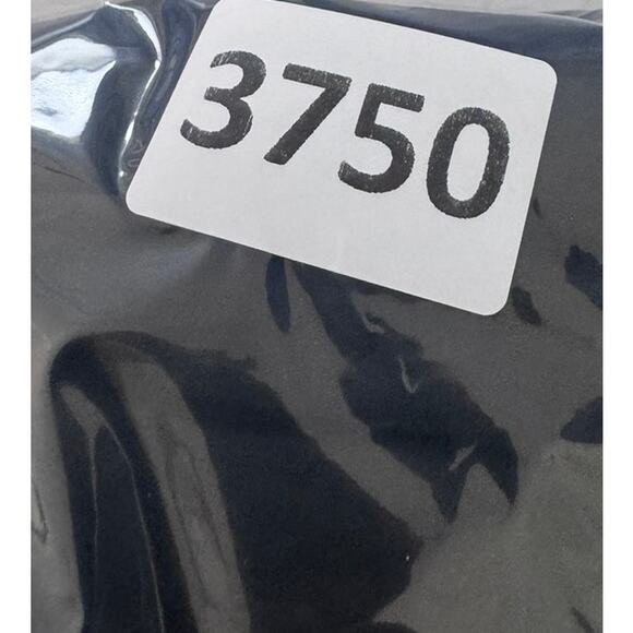 Carmen Marc Valvo Small Black Long Sleeve Round Neck Ruched Top Poly Spandex - Picture 8 of 8